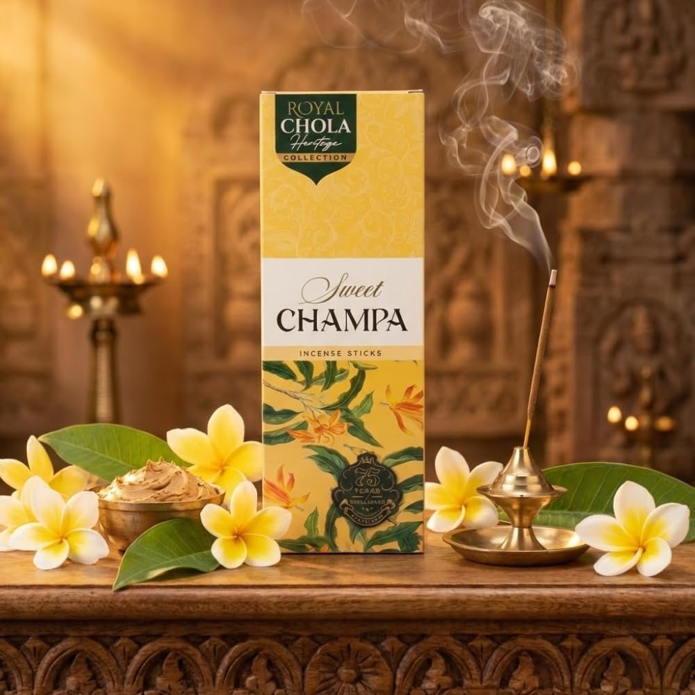 Sweet Champa incense sticks by Royal Chola